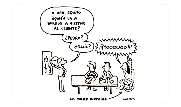 #IgualdeDiferentes #IgualdeProfesionales - Fundación Eurofirms - Javirroyo - Ilustracion 4